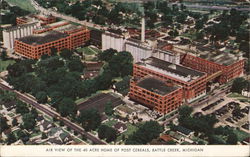 Air View of the 40 Acre Home of Post Cereals Postcard