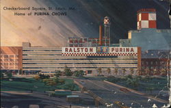 Ralston Purina Company - Checkerboard Square Postcard