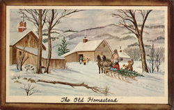 The Old Homestead - Your Mail Carrier Postal Postcard Postcard Postcard