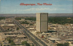 East Central Avenue - HIghway 66 through Uptown Albuquerque, NM Postcard Postcard Postcard