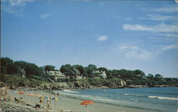 Bathing Beach at York Harbor Maine Postcard Postcard Postcard