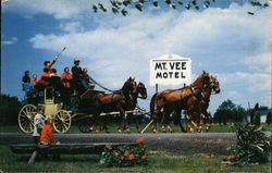 Mt. Vee Motel Alexandria, VA Postcard Postcard Postcard