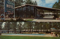 Folkston Motel Georgia Postcard Postcard Postcard