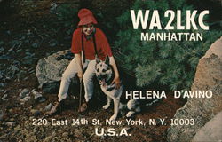 WA2LKC Manhattan Postcard