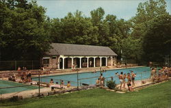 Swimming Pool at McCormick's Creek State Park Spencer, IN Postcard Postcard Postcard