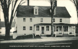 Trustee's Office and Gift Shop 1816, Shaker Society Postcard