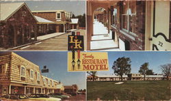 L-K Motel and Restaurant Postcard