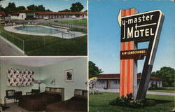 Y-Master Motel, 2333 Helen St. Postcard