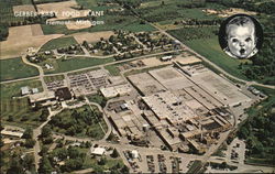 Aerial View of Gerber Baby Food Plant Fremont, MI Postcard Postcard Postcard