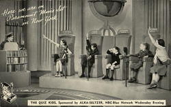 The Quiz Kids, Sponsored by Alka Seltzer Movie and Television Advertising Postcard Postcard Postcard