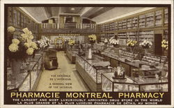 Pharmacie Montreal Quebec Canada Postcard Postcard Postcard