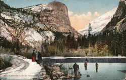 Mirror Lake in Winter Postcard