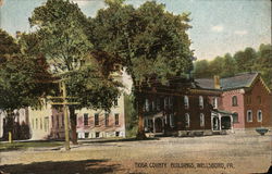 Tioga County Buildings Wellsboro, PA Postcard Postcard Postcard