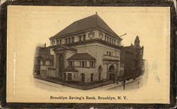 Brooklyn Saving's Bank New York Postcard Postcard Postcard