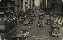 Fifth Avenue at 50th Street Postcard