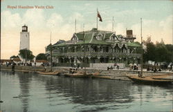 Royal Hamilton Yacht Club Postcard