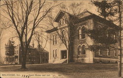 Court House and Jail Belvidere, IL Postcard Postcard Postcard