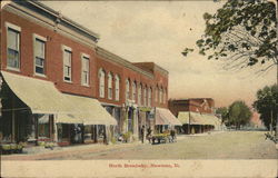 North Broadway Newman, IL Postcard Postcard Postcard