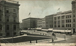 Northwest from East Side Square Postcard