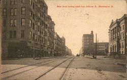 Main Street Looking South from Jeffseron Street Postcard