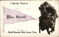 I Like the Town Of... Blue Mound, IL Postcard Postcard Postcard