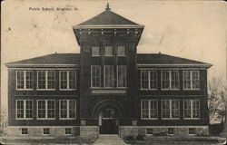 Public School Building Postcard