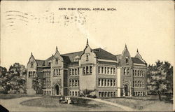 New High School Postcard