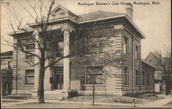 Muskegon Women's Club House Michigan Postcard Postcard Postcard