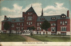 Mercy Sanitarium Manistee, MI Postcard Postcard Postcard