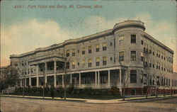 Park Hotel and Baths Mount Clemens, MI Postcard Postcard Postcard