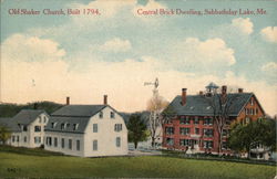 Old Shaker Church Postcard