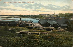 Coal Docks, Saco River Postcard