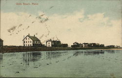 View of Beach Wells Beach, ME Postcard Postcard Postcard