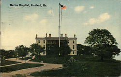 Marine Hospital Portland, ME Postcard Postcard Postcard