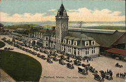 The Union Station Portland, ME Postcard Postcard Postcard