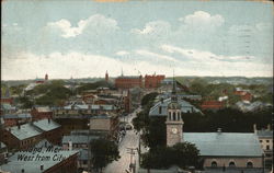 View of City, Looking West from City Hall Postcard