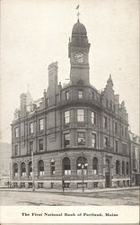 First National Bank Building Portland, ME Postcard Postcard Postcard