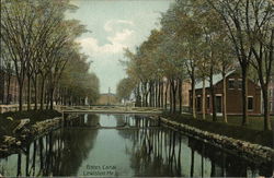 View of Bates Canal Lewiston, ME Postcard Postcard Postcard