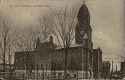 View of City Building Postcard