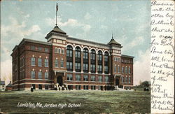 Jordan High School Lewiston, ME Postcard Postcard Postcard