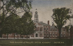 Main Building of Phillips Exeter Academy Postcard