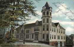 Town Building and Opera House Littleton, NH Postcard Postcard Postcard