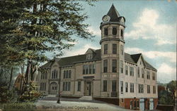 Town Building and Opera House Littleton, NH Postcard Postcard Postcard