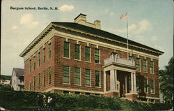 Burgess School Building Postcard