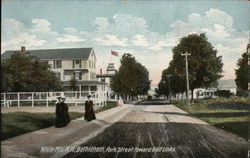 Park Street Toward Golf Links Bethlehem, NH Postcard Postcard Postcard