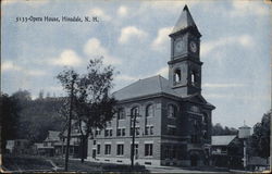 View of Opera House Hinsdale, NH Postcard Postcard Postcard