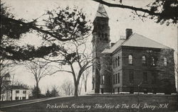 Pinkerton Academy - The New & The Old Derry, NH Postcard Postcard Postcard