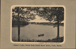 Chase's Lake, North from South Shore Drive Postcard