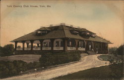 York Country Club House Nebraska Postcard Postcard Postcard