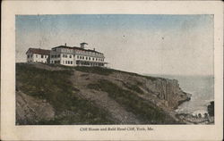 Cliff House and Bald Head Cliff York, ME Postcard Postcard Postcard